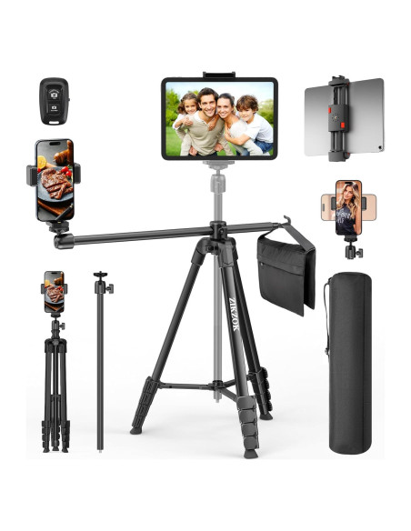 Trípode para Teléfono ZIKZOK ZT67 70" Extensible con Control Remoto Trípode para Teléfono ZIKZOK ZT67 70" Extensible con Control Remoto