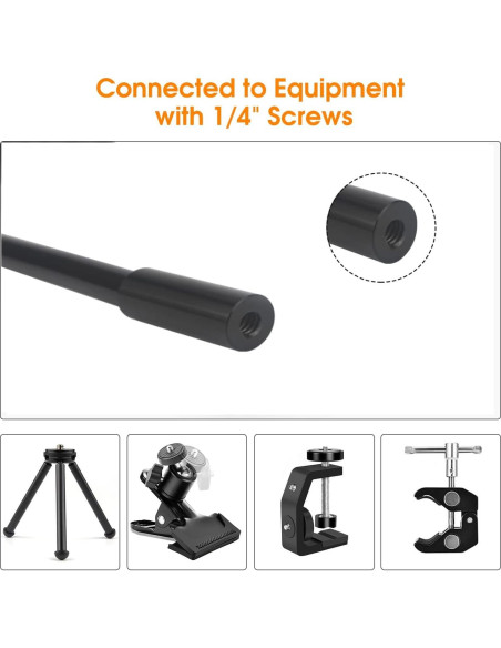 Soporte de cámara flexible KAGYOKU 28 cm para DSLR y smartphone Soporte de cámara flexible KAGYOKU 28 cm para DSLR y smartphone