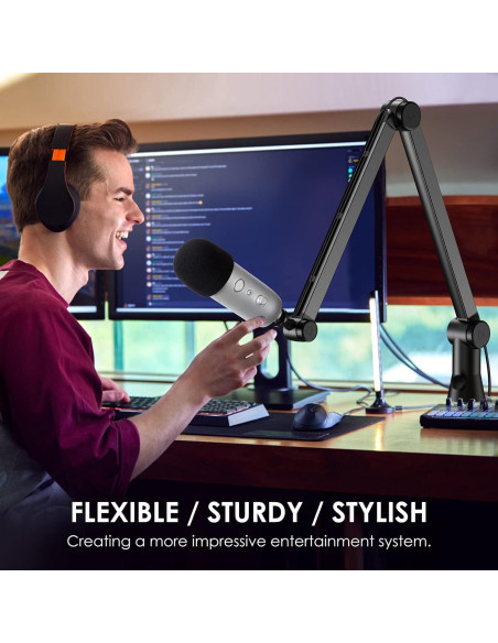 Soporte de Micrófono Blue Yeti YOUSHARES con Filtro Pop Soporte de Micrófono Blue Yeti YOUSHARES con Filtro Pop