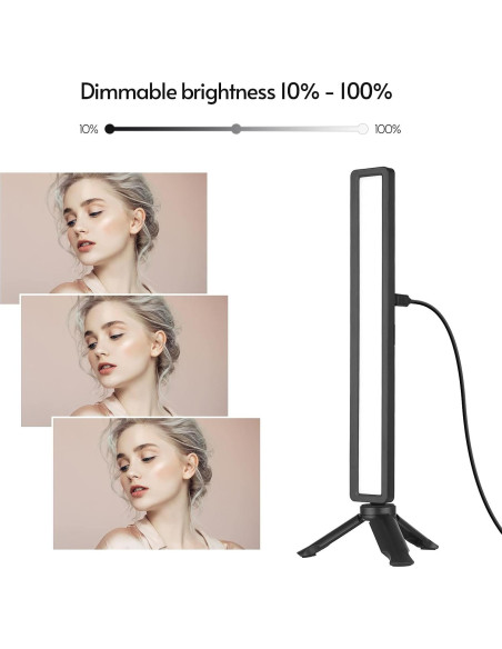 Barra de Luz LED Andoer para Monitor USB 28x4cm 3 Temperaturas Barra de Luz LED Andoer para Monitor USB 28x4cm 3 Temperaturas