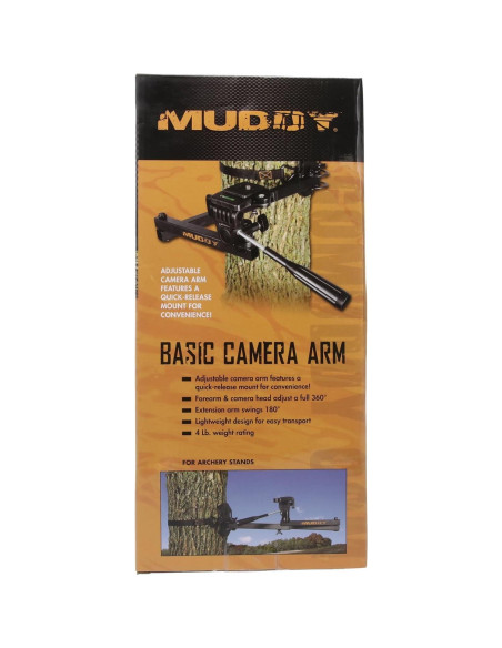 Brazo de Cámara Ajustable Muddy 360 para Caza Ligero Brazo de Cámara Ajustable Muddy 360 para Caza Ligero