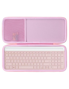 Funda Dura Lebakort Rosa para Teclado y Ratón Logitech MK470