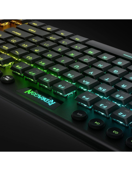 Teclado Mecánico Inalámbrico Redragon K621 TKL RGB Negro Teclado Mecánico Inalámbrico Redragon K621 TKL RGB Negro