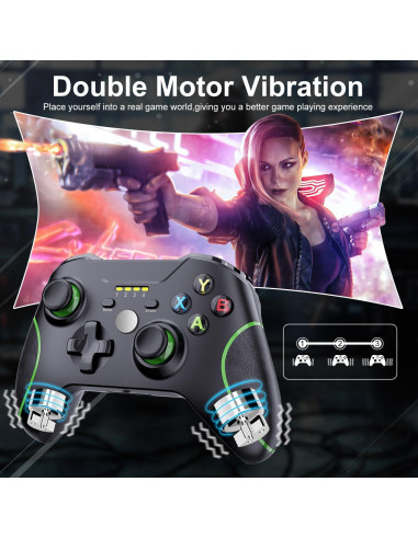 Controlador Inalámbrico Xbox One DZHI 800mAh Negro