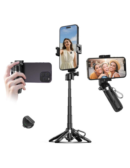Mini Trípode Selfie Linber T26 con Control Remoto 40cm Mini Trípode Selfie Linber T26 con Control Remoto 40cm