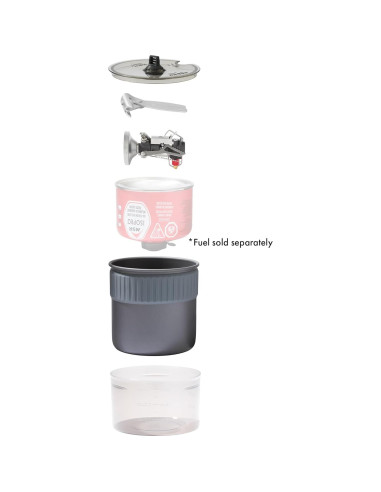 Kit de Estufa de Camping MSR PocketRocket Deluxe 1.2L