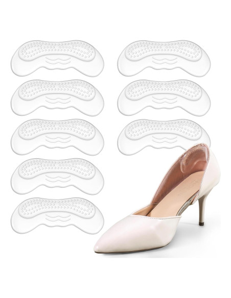 Protectores de Talón EIRMAT Transparentes - 4 Pares para Zapatos Protectores de Talón EIRMAT Transparentes - 4 Pares para Zapatos