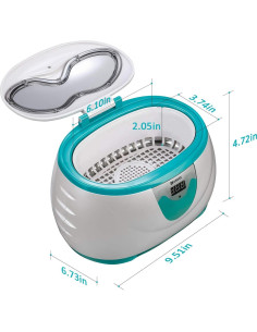 Limpiador Ultrasónico Ukoke 3800S 600 mL con Temporizador 2