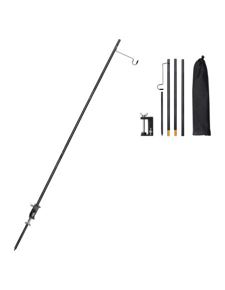 Lámpara de Camping Plegable TOBWOLF 120cm Aluminio Ligero Lámpara de Camping Plegable TOBWOLF 120cm Aluminio Ligero