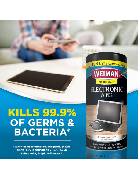 Toallitas Desinfectantes Weiman para Electrónicos - 30 Unidades Toallitas Desinfectantes Weiman para Electrónicos - 30 Unidades