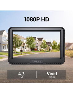 Cámara de Respaldo eRapta A43 4.3" LCD 1080P Impermeable 2