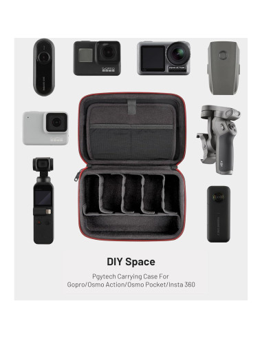 Estuche de Transporte PGYTECH para Cámaras de Acción y Accesorios