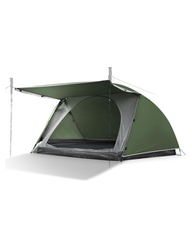 Tienda de Camping Forceatt para 1 Persona, 3 Temporadas, Verde
