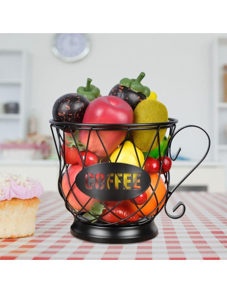 Soporte para cápsulas de café TreeLen, organizador grande 40 K Cups - Negro Soporte para cápsulas de café TreeLen, organizador grande 40 K Cups - Negro