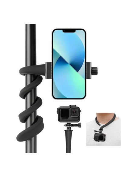 Soporte flexible para teléfono Taisioner 42.5 cm para GoPro y smartphones Soporte flexible para teléfono Taisioner 42.5 cm para GoPro y smartphones