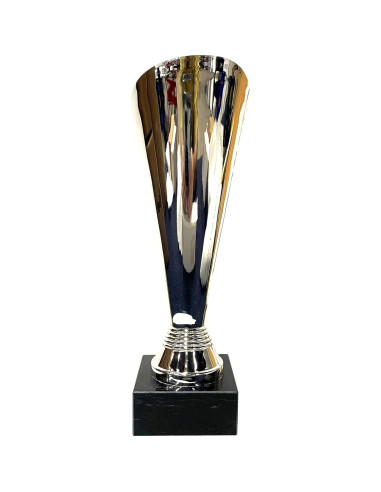 Copa de Trofeo Medallas Express 22.86 cm Plata Azul