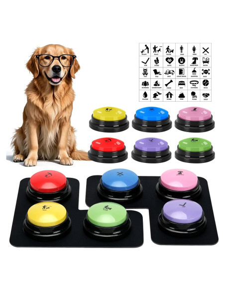 Set de 6 Botones de Comunicación para Perros ESYELEC Set de 6 Botones de Comunicación para Perros ESYELEC