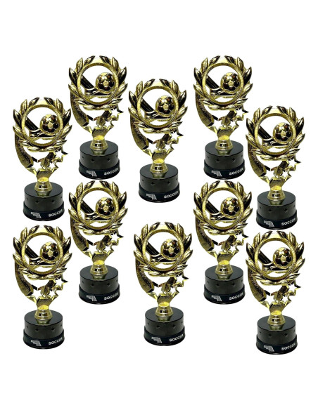 Trofeos de Fútbol Medallas Express 10 Piezas 18 cm con Pulseras Trofeos de Fútbol Medallas Express 10 Piezas 18 cm con Pulseras