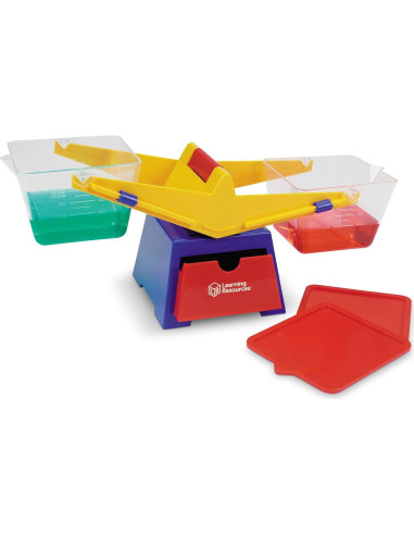 Escala de Balance de Cubo Learning Resources - 400 ml, 3+