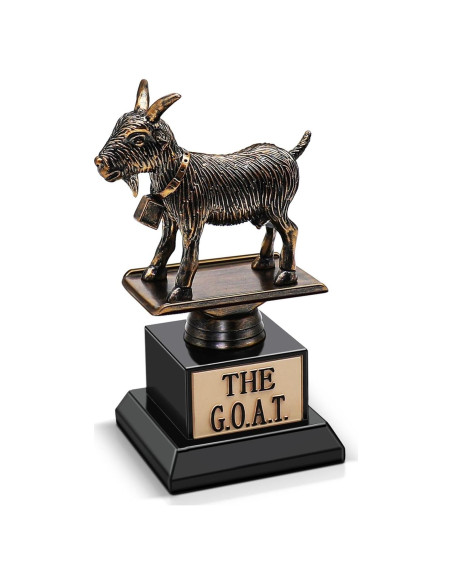 Trofeo G.O.A.T Flexzion - Reconocimiento Divertido para Adultos Trofeo G.O.A.T Flexzion - Reconocimiento Divertido para Adultos
