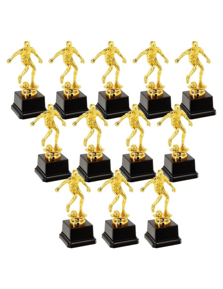 Paquete de 12 Trofeos de Fútbol Dorados Juvale 6.35x15.24 cm Paquete de 12 Trofeos de Fútbol Dorados Juvale 6.35x15.24 cm