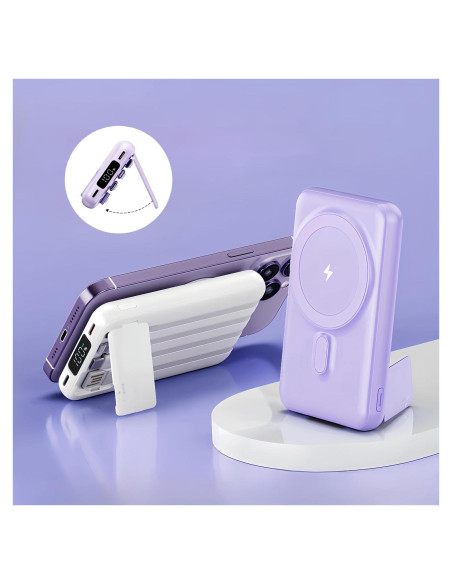 Banco de Energía Magnético RCHL 10000mAh Carga Rápida 22.5W Banco de Energía Magnético RCHL 10000mAh Carga Rápida 22.5W