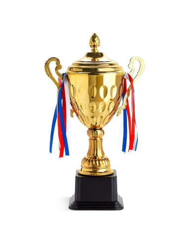 Trofeo de Oro Juvale 42 cm - Copa para Deportes y Eventos