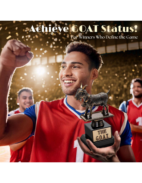 Trofeo G.O.A.T Flexzion - Reconocimiento Divertido para Adultos Trofeo G.O.A.T Flexzion - Reconocimiento Divertido para Adultos