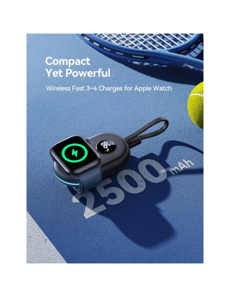 Cargador Portátil Inalámbrico JOYROOM 2500mAh para Apple Watch Cargador Portátil Inalámbrico JOYROOM 2500mAh para Apple Watch