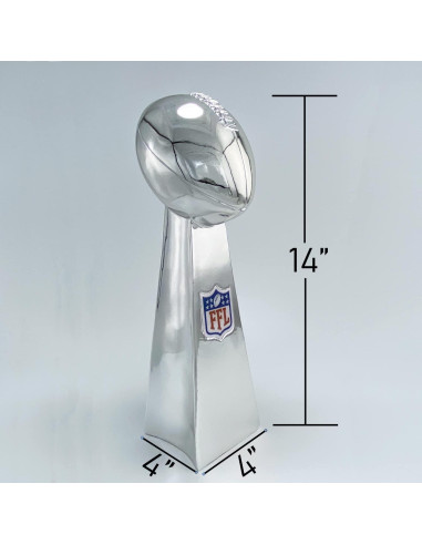 Trofeo de Fútbol Fantasía Sportzday 35.56 CM Plata Duradero
