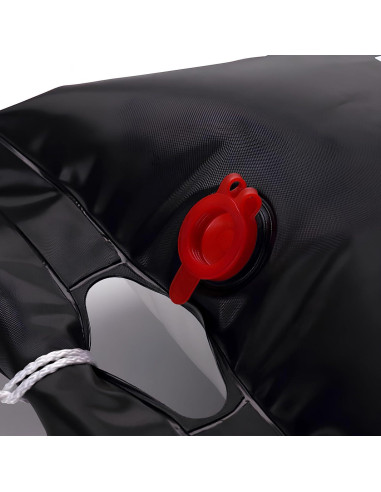 Bolsa de Ducha Portátil Solar Calentada ELK 19L para Camping