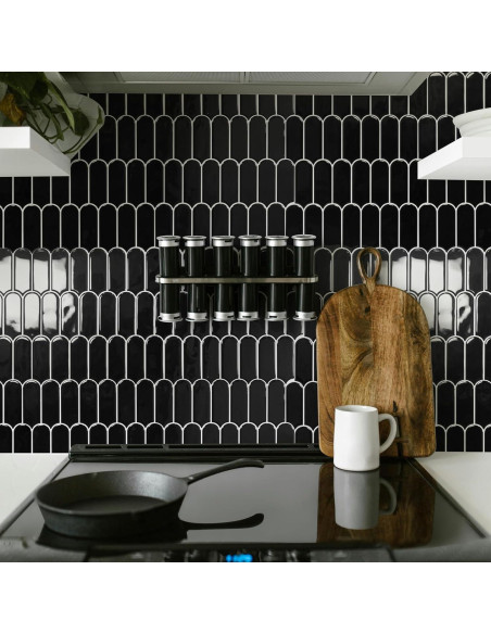 Azulejos Autoadhesivos Art3d 10 Hojas 30.48x30.48cm Negro Azulejos Autoadhesivos Art3d 10 Hojas 30.48x30.48cm Negro