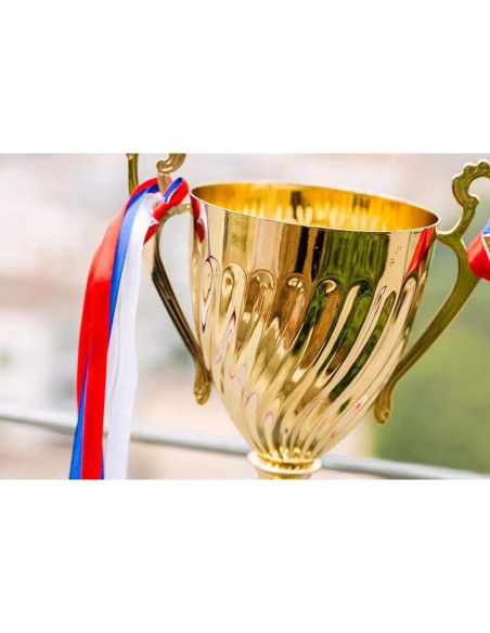 Trofeo de Oro Wrzbest 33.5 cm para Fútbol y Competencias Trofeo de Oro Wrzbest 33.5 cm para Fútbol y Competencias