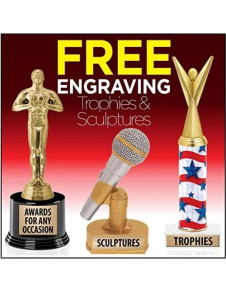 Trofeo de Copa de Oro Crown Awards 13.34 cm Grabado Personalizado Trofeo de Copa de Oro Crown Awards 13.34 cm Grabado Personalizado