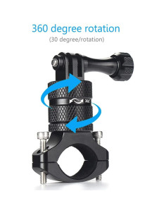 Soporte de Manillar HSU para Bicicleta y GoPro - Aluminio 360 2