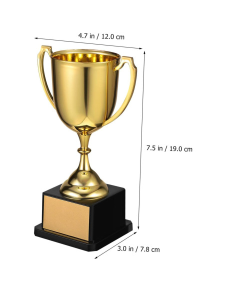 Trofeo de Plástico Veemoon 18.99x11.99x7.80cm Oro Trofeo de Plástico Veemoon 18.99x11.99x7.80cm Oro