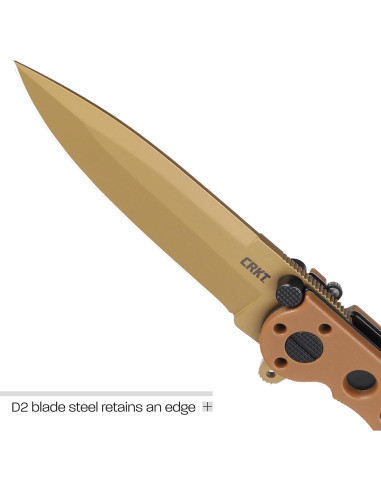 Cuchillo Plegable CRKT M16-01DZ Acero D2 Mango Nylon 18.1cm