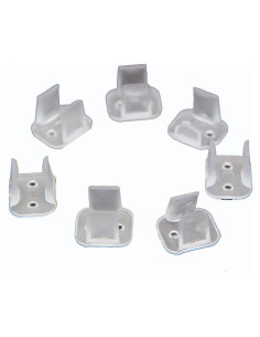 Clips de Montaje LED 99 Iluminación 200 Piezas 6mm 8mm