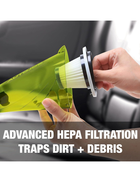 Aspiradora Portátil Auto Joe ATJ-V501 90W con Filtro HEPA Aspiradora Portátil Auto Joe ATJ-V501 90W con Filtro HEPA