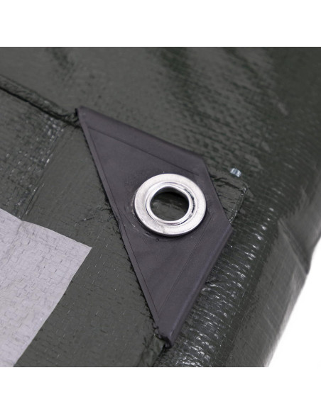 Lona de Protección Kotap 1.83 x 2.44 m Alta Resistencia Verde-Plata Lona de Protección Kotap 1.83 x 2.44 m Alta Resistencia Verde-Plata