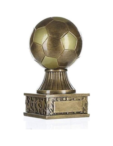 Trofeo de Fútbol Dorado Decade Awards 19.05 cm Personalizado Trofeo de Fútbol Dorado Decade Awards 19.05 cm Personalizado