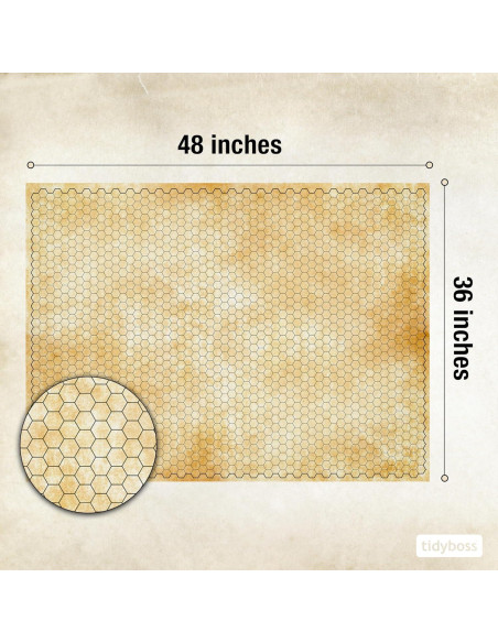 Tapete de Juego DnD TIDYBOSS 91x122cm + 96 Anillos de Condición Tapete de Juego DnD TIDYBOSS 91x122cm + 96 Anillos de Condición