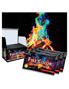 Paquete de Cambio de Color MEKER - 12 Unidades para Fogatas