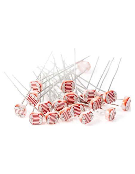 Resistores LDR Sensibles a la Luz CHANZON 5mm 20 Piezas Resistores LDR Sensibles a la Luz CHANZON 5mm 20 Piezas