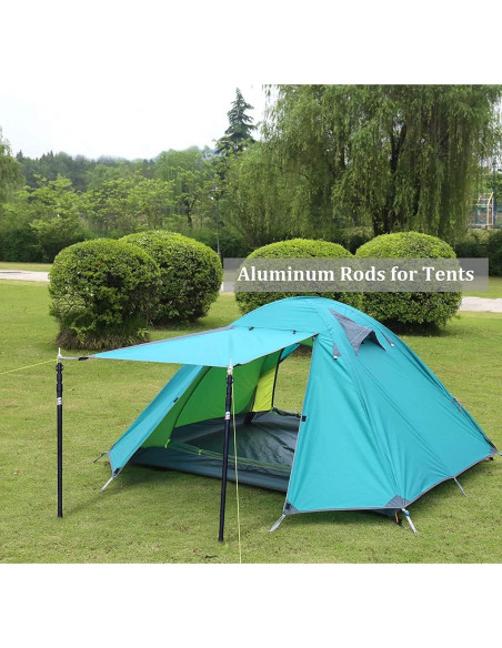 Poste de Camping Ajustable HIKEMAN Aluminio 90-230cm 4 Piezas Poste de Camping Ajustable HIKEMAN Aluminio 90-230cm 4 Piezas