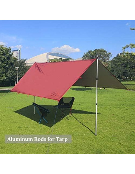 Poste de Camping Ajustable HIKEMAN Aluminio 90-230cm 4 Piezas Poste de Camping Ajustable HIKEMAN Aluminio 90-230cm 4 Piezas