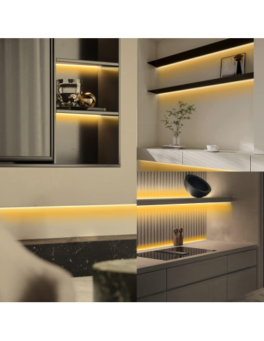Luces de Cuerda LED GUOTONG 10m 600 LEDs Blancos Cálidos
