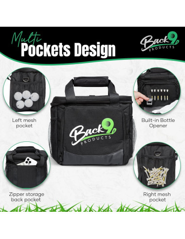 Bolsa de Enfriamiento Aislada BACK9 para Golf - 12 Latas