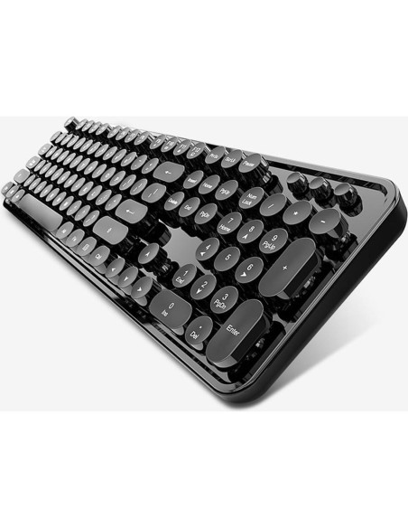 Combo Teclado y Ratón Inalámbrico Mofii Retro 104 Teclas Negro Combo Teclado y Ratón Inalámbrico Mofii Retro 104 Teclas Negro