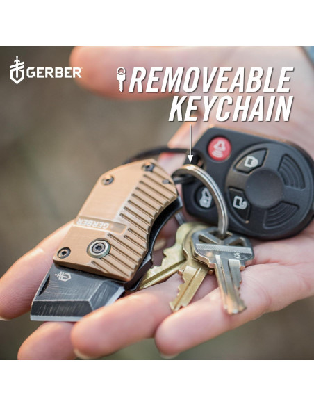 Cuchillo de bolsillo Gerber Gear Key Note, 2.5 cm, negro Cuchillo de bolsillo Gerber Gear Key Note, 2.5 cm, negro